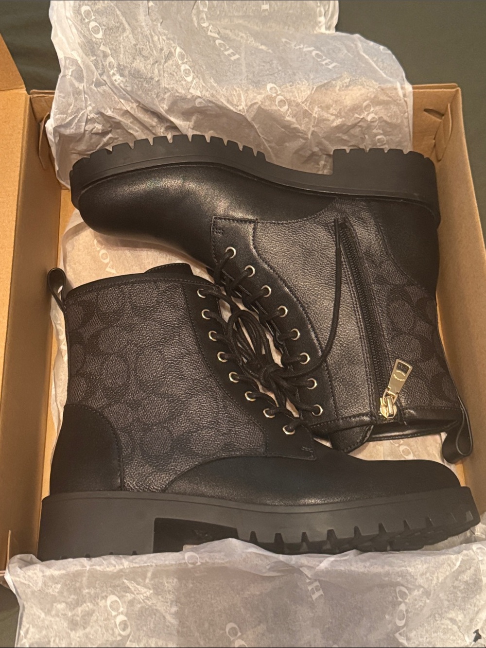 Coach Lyra Signature Boots